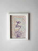 Cargar imagen en el visor de la galería, Milagrito Frase Bordado - La llama Violeta
