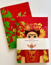 Cargar imagen en el visor de la galería, Booklet Frida y Flores ROJO
