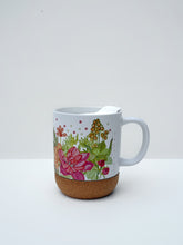 Cargar imagen en el visor de la galería, Taza Flores - Tapa y apoyo antideslizante
