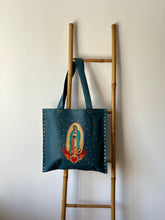 Cargar imagen en el visor de la galería, Cartera de cuero Virgen de Guadalupe
