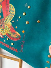 Cargar imagen en el visor de la galería, Cartera de cuero azul petróleo

